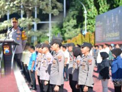 Pimpin Apel Pagi, Kapolres Gresik Tekankan Pengayoman dan Pelayanan Prima kepada Masyarakat