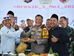 May Day 2025 di Gresik Berlangsung Kondusif, Kapolres dan Bupati Apresiasi