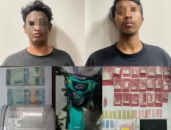 Satreskoba Polres Gresik Ringkus Dua Pemuda Sidoarjo Simpan 19 Gram Sabu