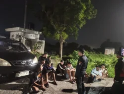 Polres Gresik Gagalkan Aksi Balap Liar di Betoyo Manyar, 12 Pemuda Diamankan