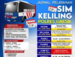Jadwal Sim Keliling Gresik Juni 2025 (Minggu ke 1)