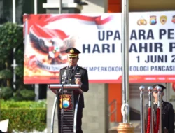 Polres Gresik Gelar Upacara Hari Lahir Pancasila, Kapolres Tekankan Penguatan Nilai Ideologi