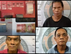 Polres Gresik Bongkar Jaringan Pengedar Sabu Tiga Orang Ditangkap, Buru Pemasok