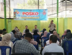 HUT Lalu Lintas ke-70, Polres Gresik Gelar Kampung Tertib Lalu Lintas di Sukorejo