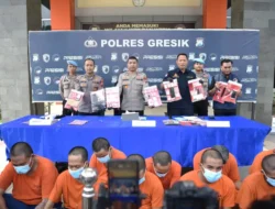 Operasi Tumpas Narkoba Semeru 2025: Polres Gresik Gulung 20 Tersangka, Sita Sabu dan Ribuan Pil Dobel L
