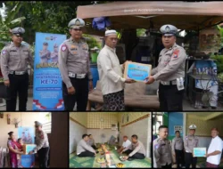 Polres Gresik Peduli Purnawirawan, Satlantas Gelar Anjangsana Sambut Hari Lalu Lintas ke-70