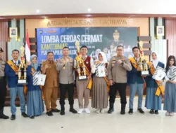 Polres Gresik Cetak Pelajar Cerdas dan Berkarakter Lewat Lomba Cerdas Cermat Kamtibmas, SMA Semen Gresik Juara 1