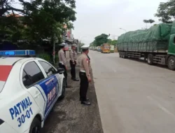 Satlantas Polres Gresik Masif Patroli, Fokus Cegah Kecelakaan di Jalur Duduk Sampeyan