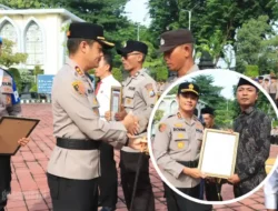 Kapolres Gresik Beri Penghargaan, Dedikasi Polisi dan Warga Jadi Teladan