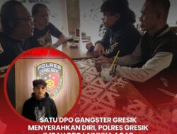 Satu DPO Gangster Gresik Menyerahkan Diri, Polres Gresik Imbau DPO Lainnya Agar Menyerahkan Diri