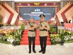Serah Terima Jabatan Kapolres Gresik, AKBP Ramadhan Nasution Gantikan AKBP Rovan Richard Mahenu