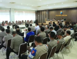 Kapolres Gresik Pimpin Commander Wish, Tegaskan Polri Presisi dan Pelayanan Humanis