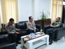 Kapolres Gresik Silaturahmi Dandim 0817, Perkuat Sinergitas TNI-Polri Jaga Kamtibmas