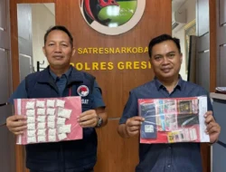 Keberhasilan Polres Gresik, 1.169 Pil Dobel L Berhasil Diamankan dari Peredaran