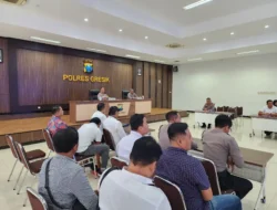 Polres Gresik Gelar Latpra Ops Pekat Semeru 2026, Sasar Penyakit Masyarakat dan Miras Ilegal di Bulan Suci Ramadan