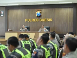 Pengamanan Mudik Lebaran Dimatangkan, Polres Gresik Gelar Latpraops Ketupat Semeru 2026