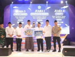 Polres Gresik Kawal Meriahnya Kontes Bandeng Kawak 2026, Polisi Sapa Warga di Bandar Grisse