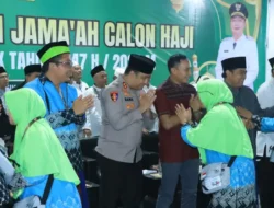 Lepas Keberangkatan Jamaah Calon Haji Gresik 2026, Kapolres Pastikan Pengamanan dan Titip Pesan Kamtibmas