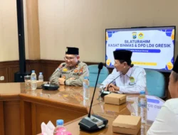 Wujudkan Sitkamtibmas Aman, Kasat Binmas Polres Gresik Jalin Silaturahmi dengan Pengurus DPD LDII