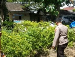 Polsek Dukun Lakukan Pengecekan Tanaman Cabai Dukung Program Swasembada Pangan di Gresik