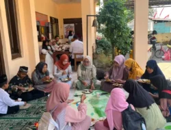 Momen Hangat Ratusan Warga Makan Bersama di Polsek Wringinanom, Pererat Silaturahmi dan Berbagi Keberkahan