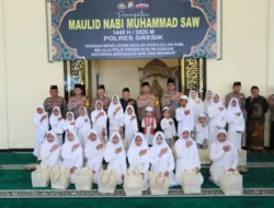 Polres Gresik Peringati Maulid Nabi 1448 H, Santuni Anak Yatim dan Perkuat Nilai Keteladanan