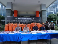 Polres Gresik Ungkap 14 Kasus Narkoba dalam Operasi Tumpas Semeru 2026, 17 Tersangka Diamankan