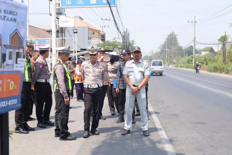 Jalan Raya Krikilan Driyorejo Dikaji sebagai Blackspot, Satlantas Polres Gresik Gandeng Tim Ahli